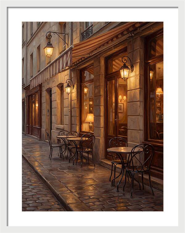 Charming Parisian Caf Scene