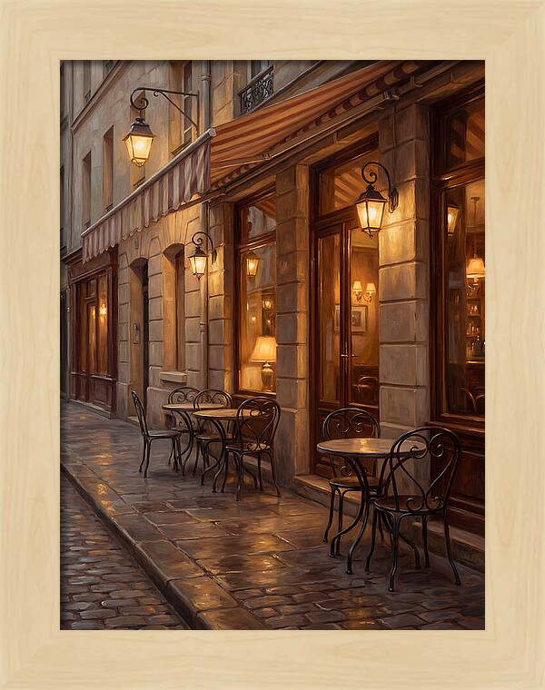 Charming Parisian Caf Scene
