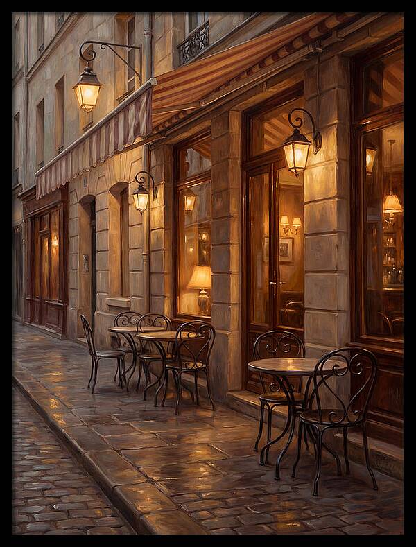 Charming Parisian Caf Scene