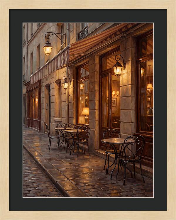 Charming Parisian Caf Scene