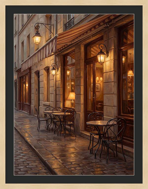 Charming Parisian Caf Scene