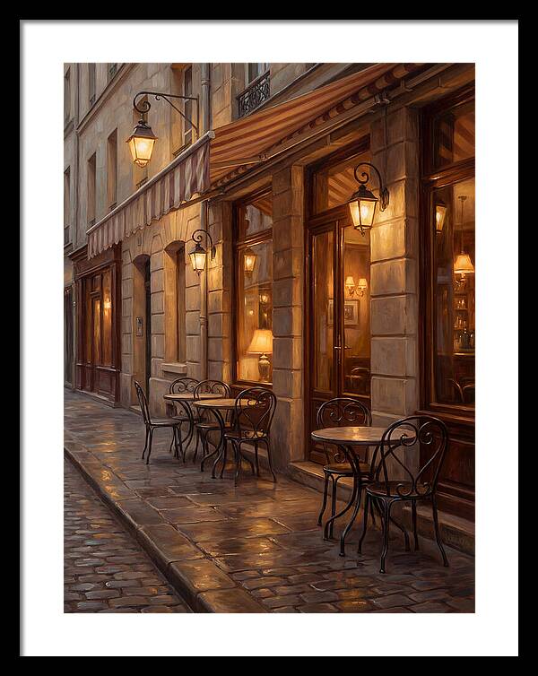 Charming Parisian Caf Scene