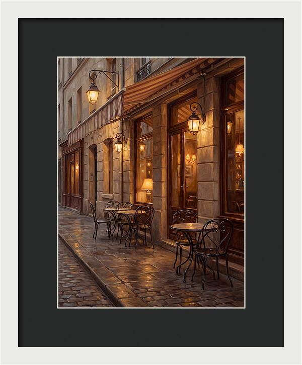 Charming Parisian Caf Scene