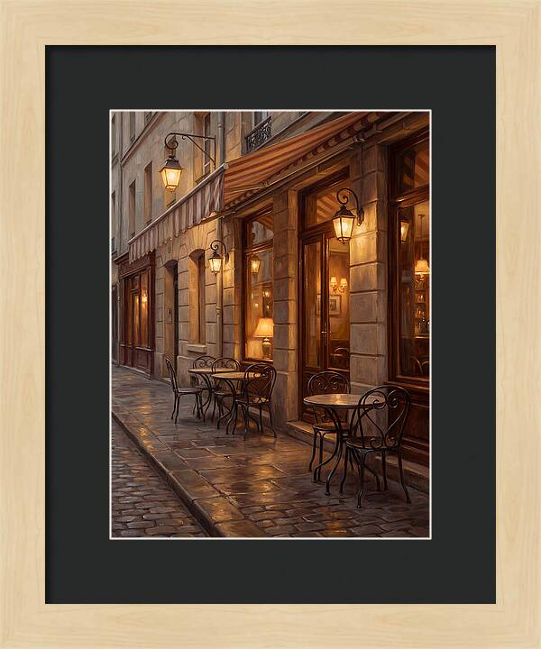 Charming Parisian Caf Scene