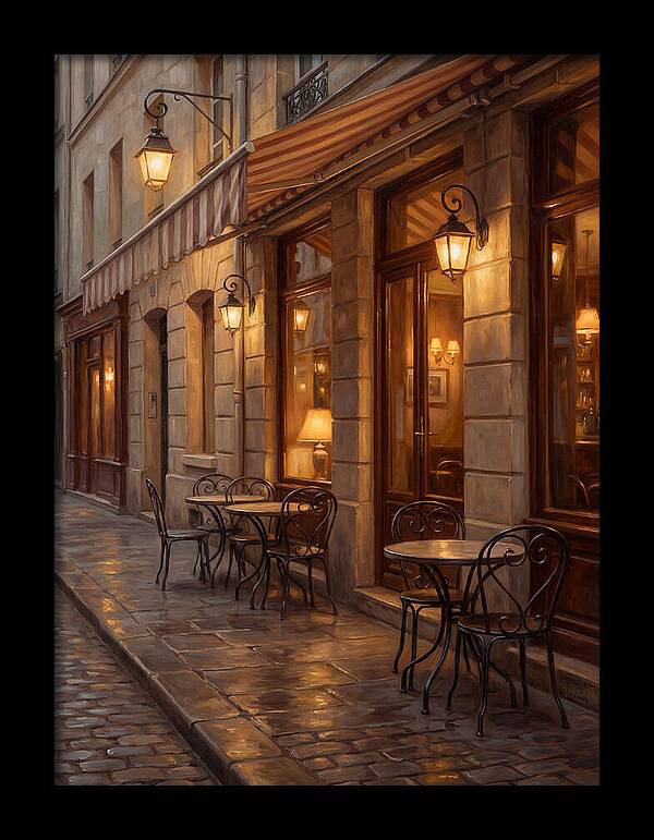 Charming Parisian Caf Scene
