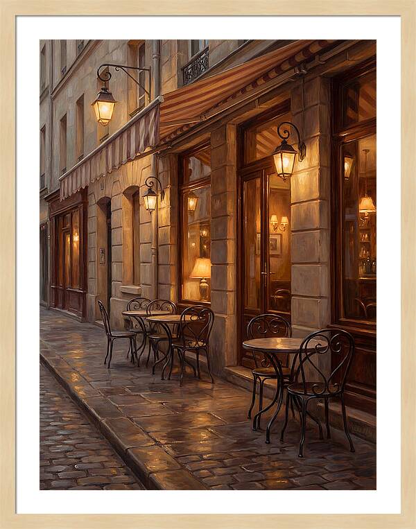 Charming Parisian Caf Scene