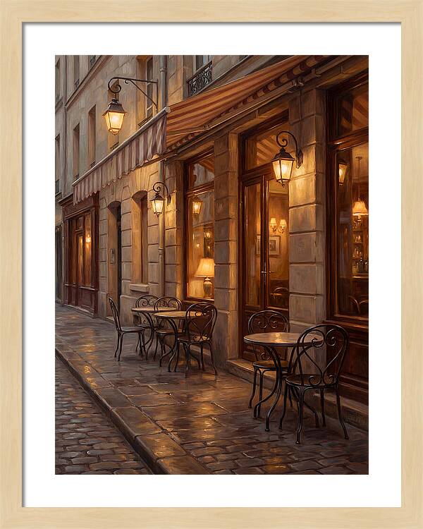 Charming Parisian Caf Scene