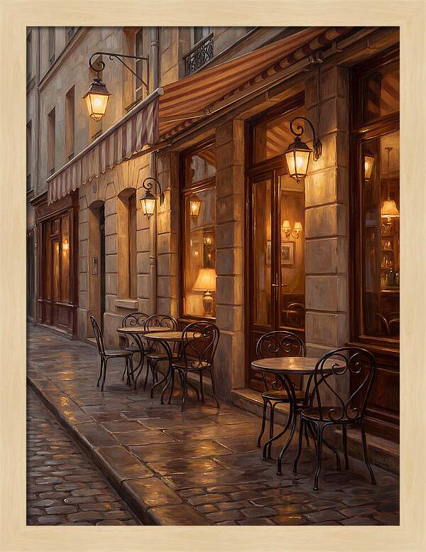 Charming Parisian Caf Scene
