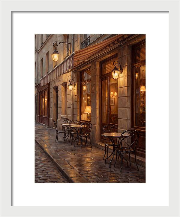Charming Parisian Caf Scene