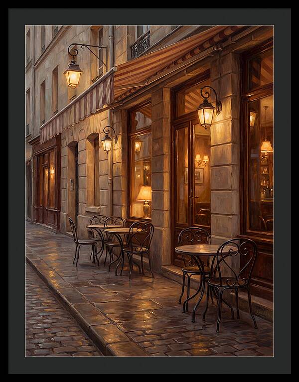 Charming Parisian Caf Scene