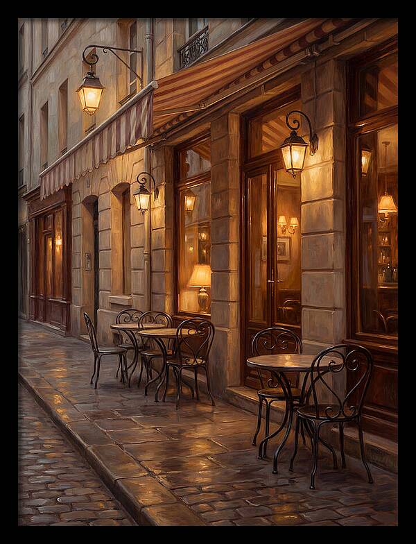 Charming Parisian Caf Scene