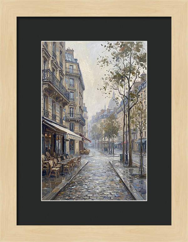 Charming Parisian Streetscape