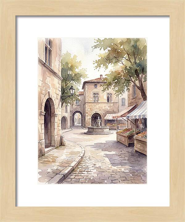 Charming Plaza Landscape
