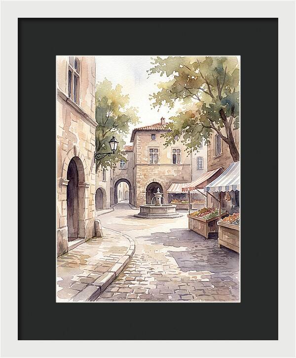 Charming Plaza Landscape