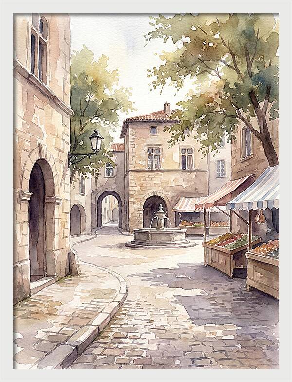 Charming Plaza Landscape