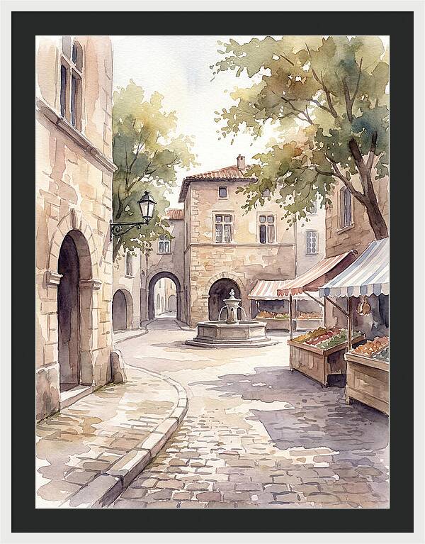 Charming Plaza Landscape
