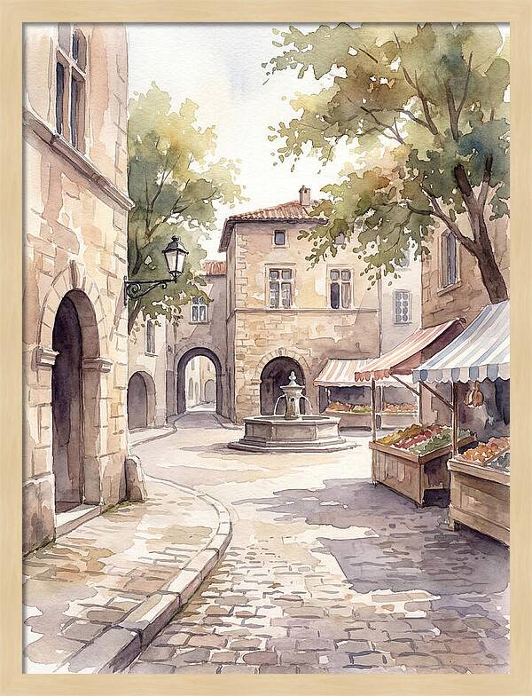 Charming Plaza Landscape