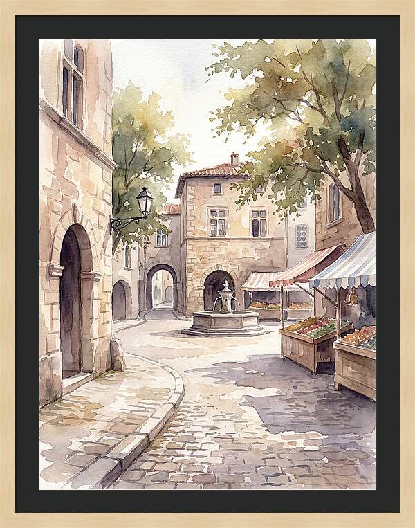 Charming Plaza Landscape
