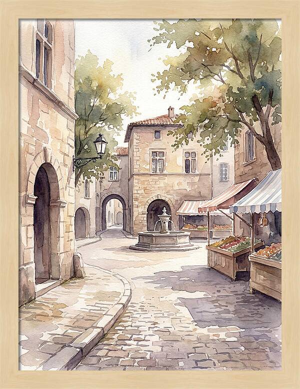 Charming Plaza Landscape