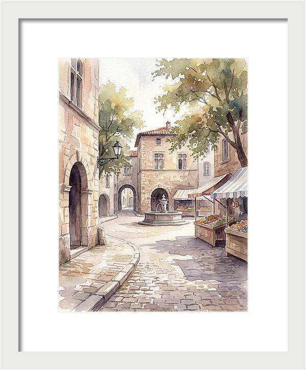 Charming Plaza Landscape