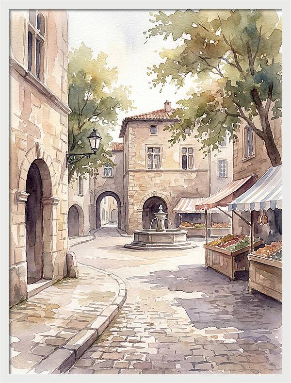 Charming Plaza Landscape