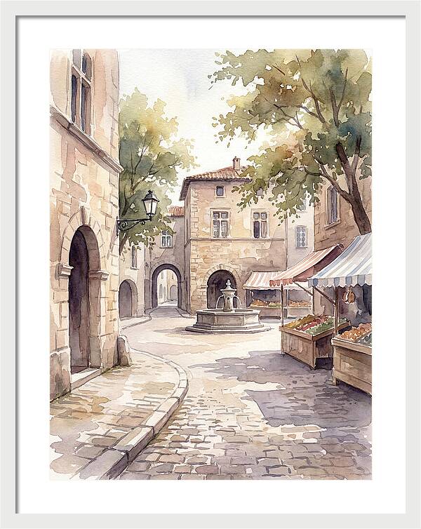 Charming Plaza Landscape