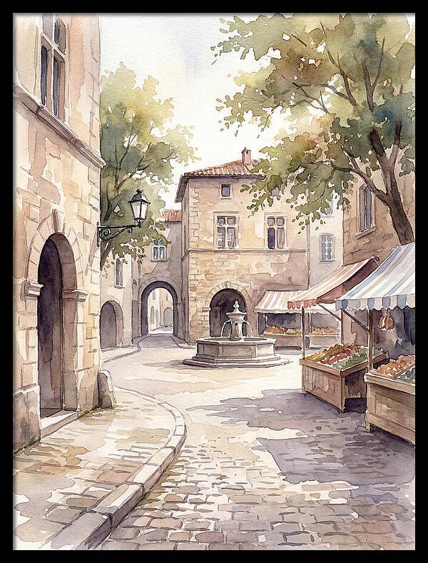 Charming Plaza Landscape
