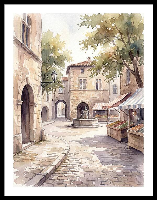 Charming Plaza Landscape