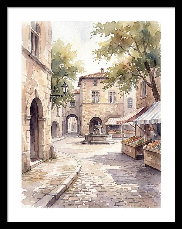 Charming Plaza Landscape