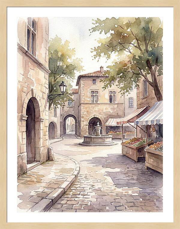 Charming Plaza Landscape