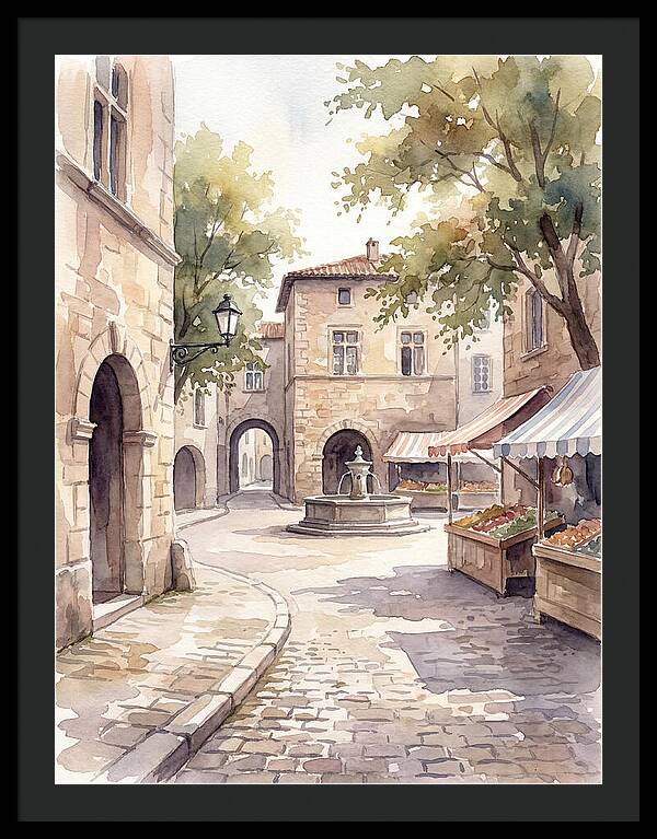 Charming Plaza Landscape