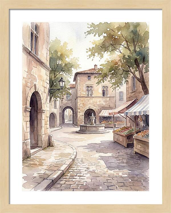 Charming Plaza Landscape