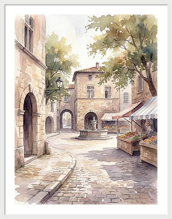 Charming Plaza Landscape