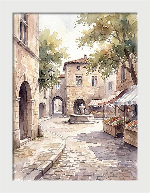 Charming Plaza Landscape