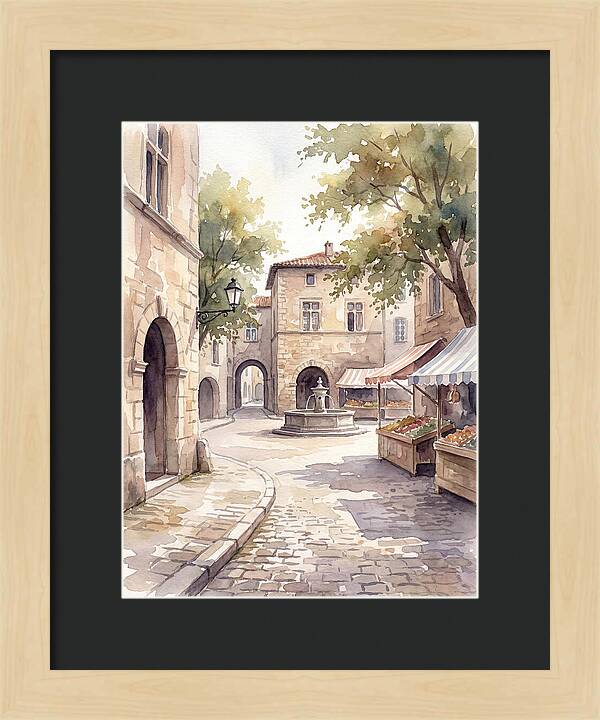 Charming Plaza Landscape