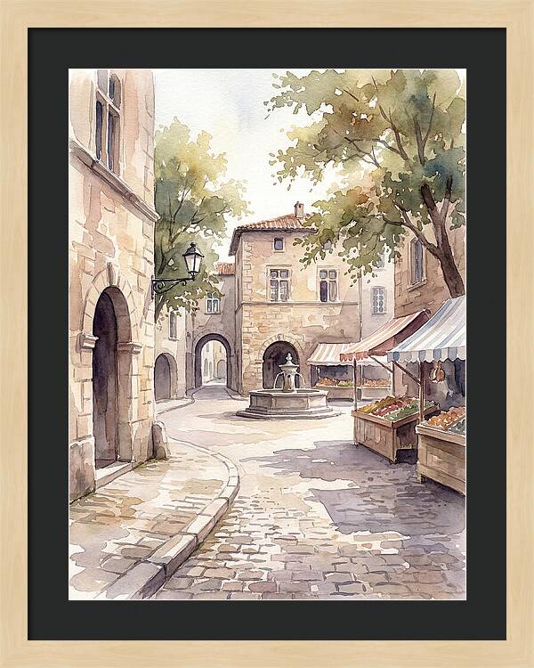 Charming Plaza Landscape