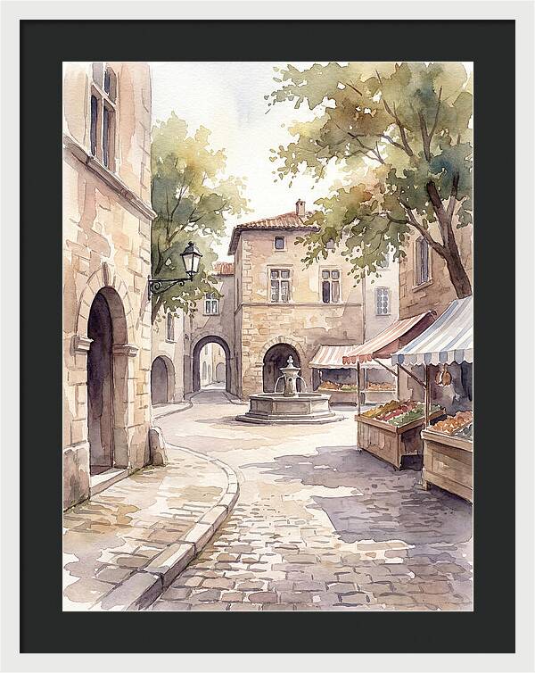 Charming Plaza Landscape