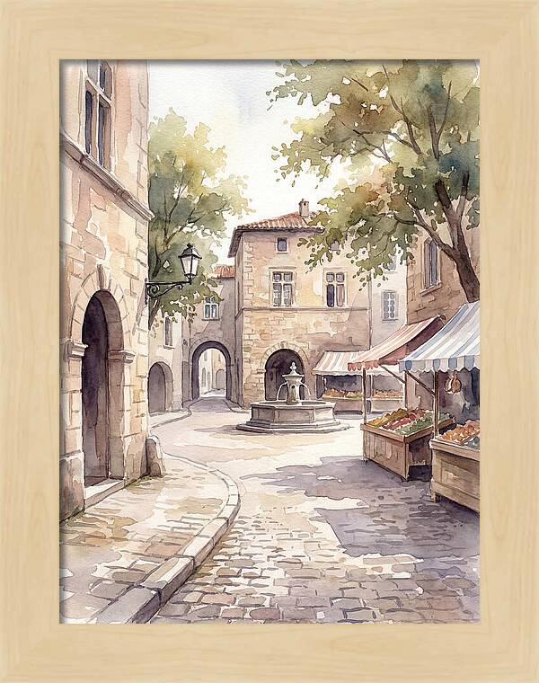 Charming Plaza Landscape
