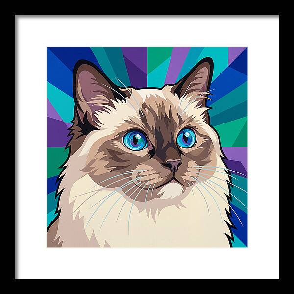Charming Ragdoll Cat Expression