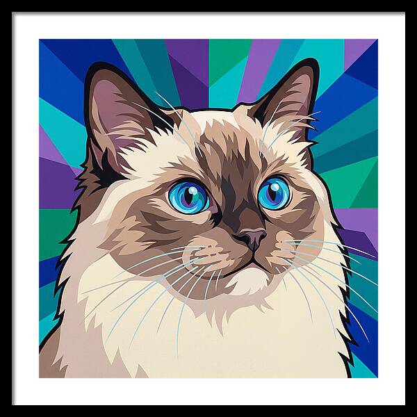 Charming Ragdoll Cat Expression