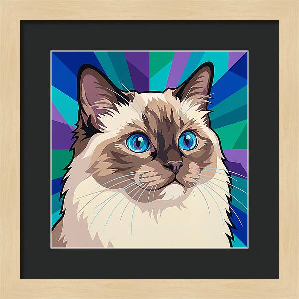 Charming Ragdoll Cat Expression