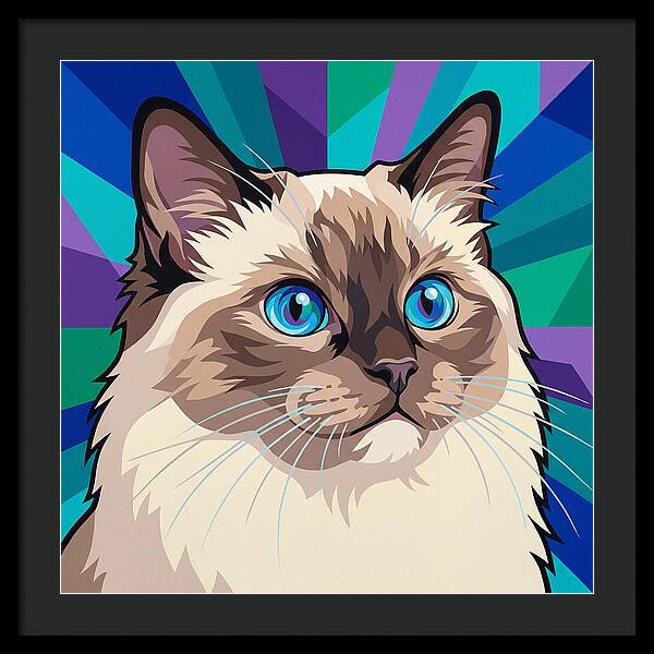 Charming Ragdoll Cat Expression