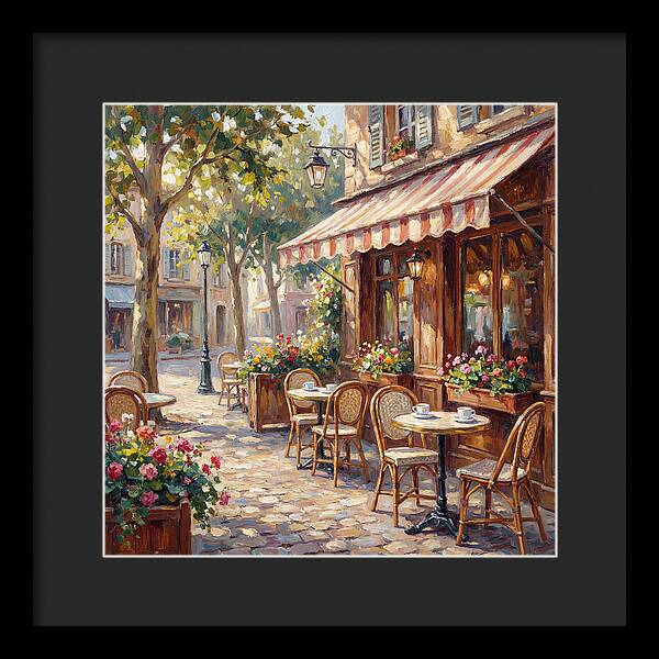 Charming Street Caf Scene