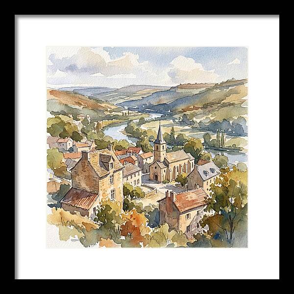 Charming Tranquility Of A Medieval Village