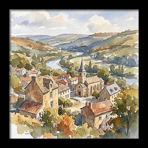 Charming Tranquility Of A Medieval Village