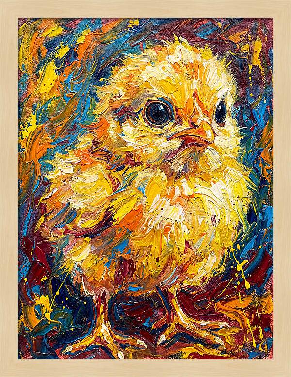 Charming Yellow Chick