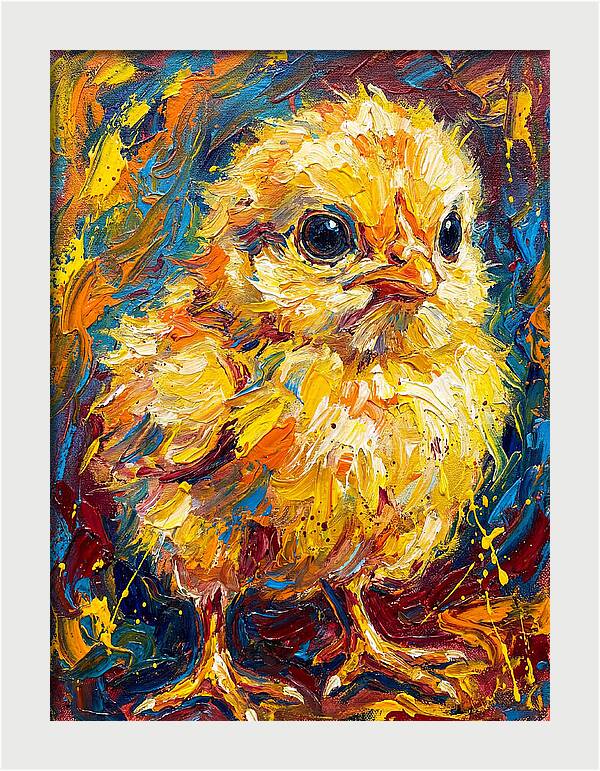 Charming Yellow Chick