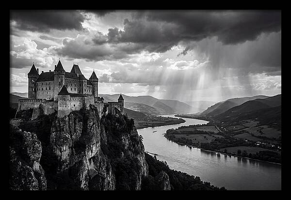 Chateau Beynac Overlooking The Valley