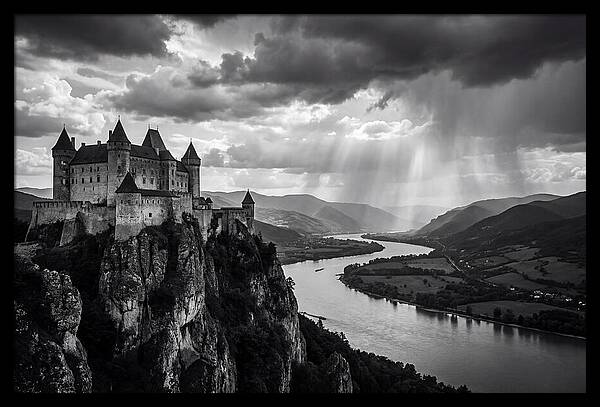 Chateau Beynac Overlooking The Valley