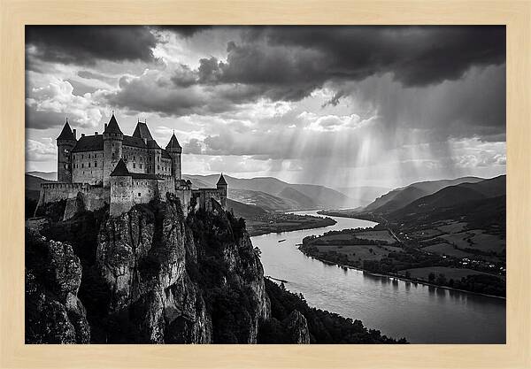 Chateau Beynac Overlooking The Valley
